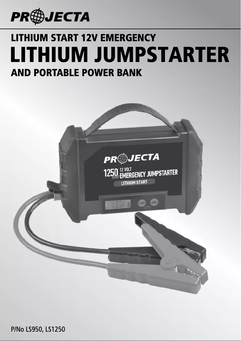 Imagen de la primera página del manual del dispositivo LS950