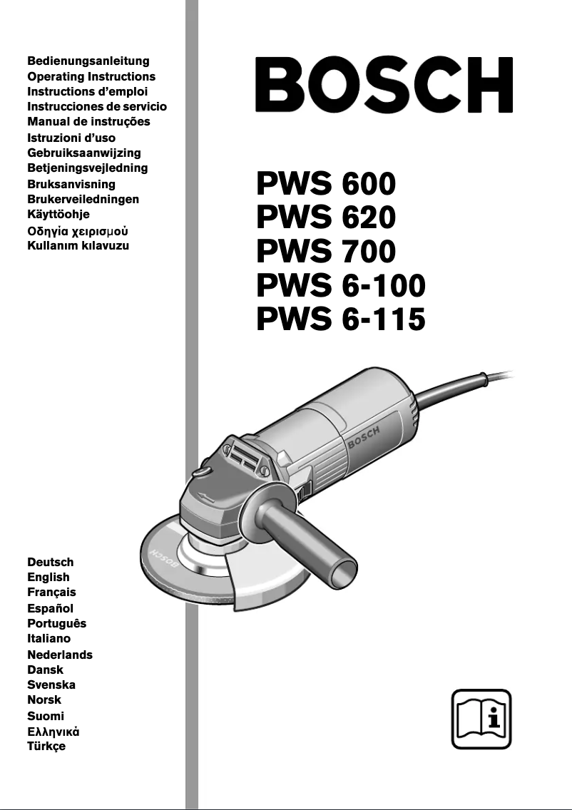 Imagen de la primera página del manual del dispositivo PWS 6-115