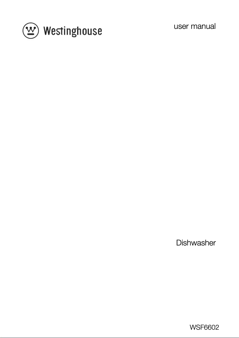 Imagen de la primera página del manual del dispositivo WSF6602XR