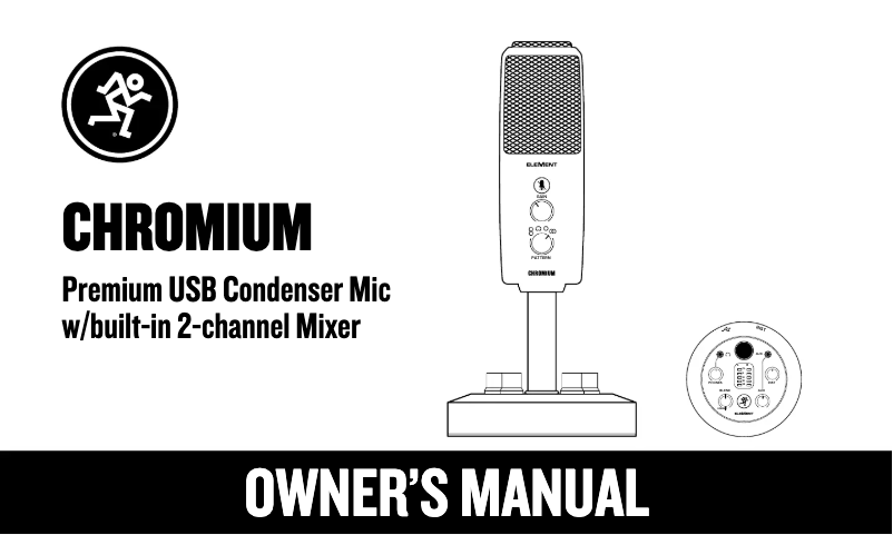 Imagen de la primera página del manual del dispositivo Chromium