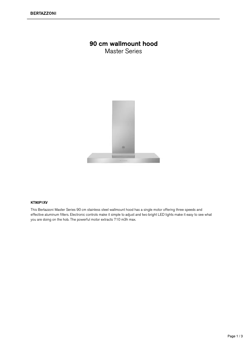 Imagen de la primera página del manual del dispositivo KT90P1XV