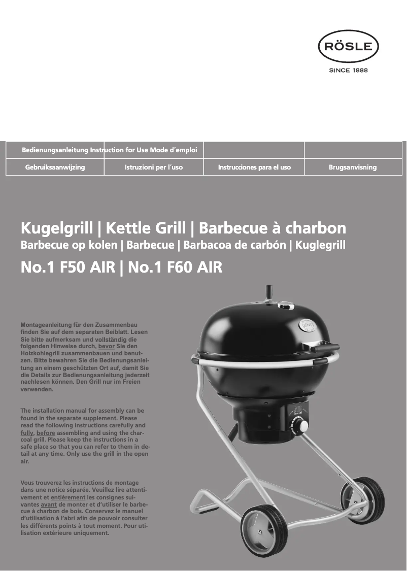 Página nº 1 - Manual de usuario Roesle Sport F50