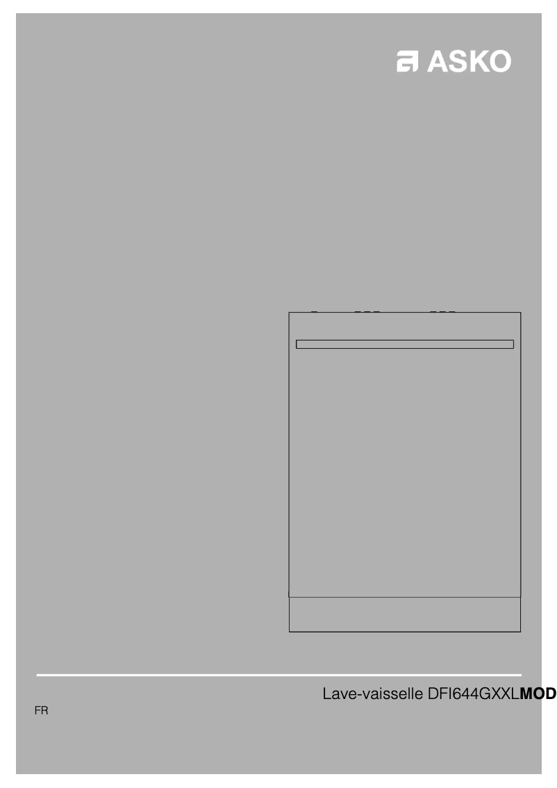 Imagen de la primera página del manual del dispositivo DFI644GXXL