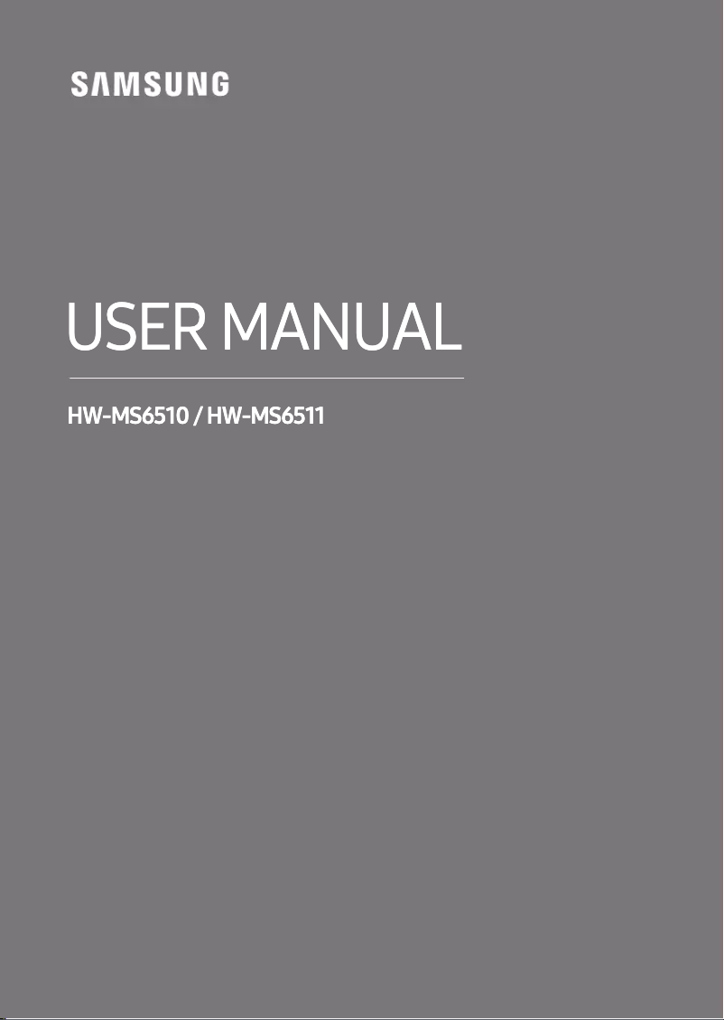 Página 1 del manual Guía de inicio rápido Samsung HW-MS6511