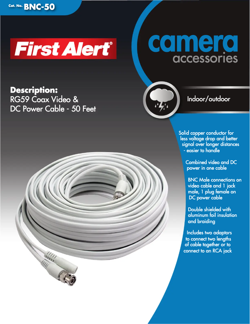 Imagen de la primera página del manual del dispositivo BNC-50