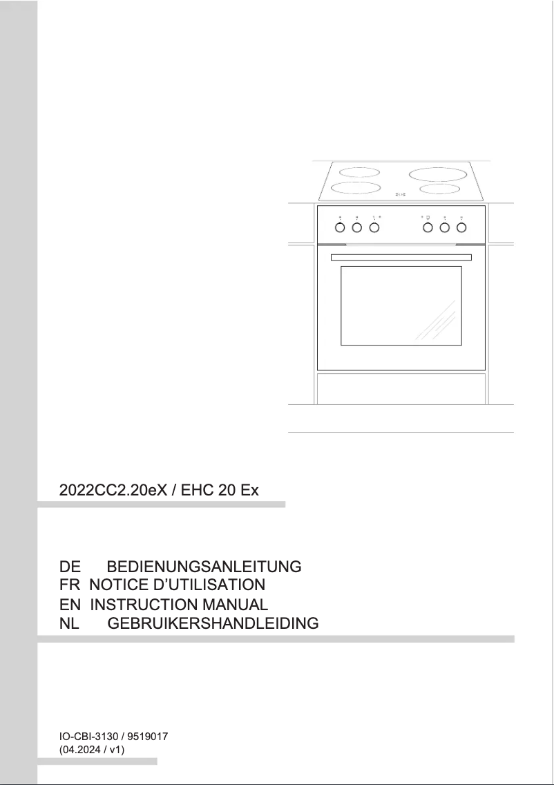 Página nº 1 - Manual de usuario Amica EHC 20 Ex
