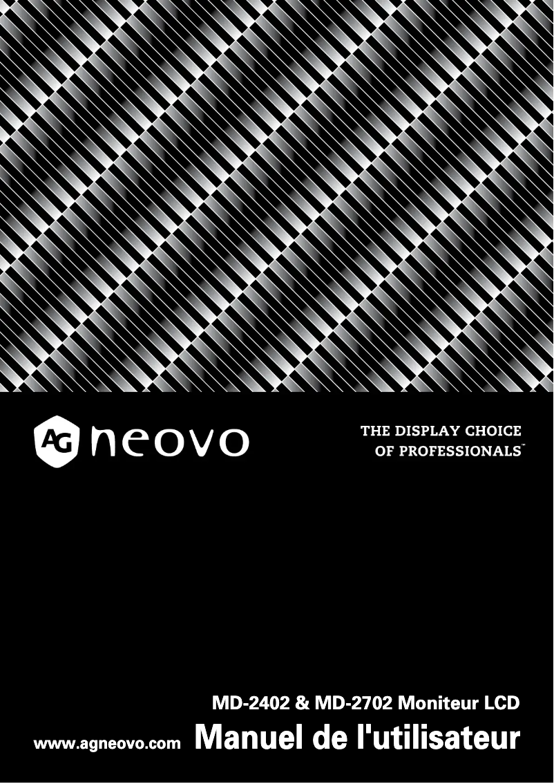 Página 1 del manual Manual de usuario AG Neovo MD-2402