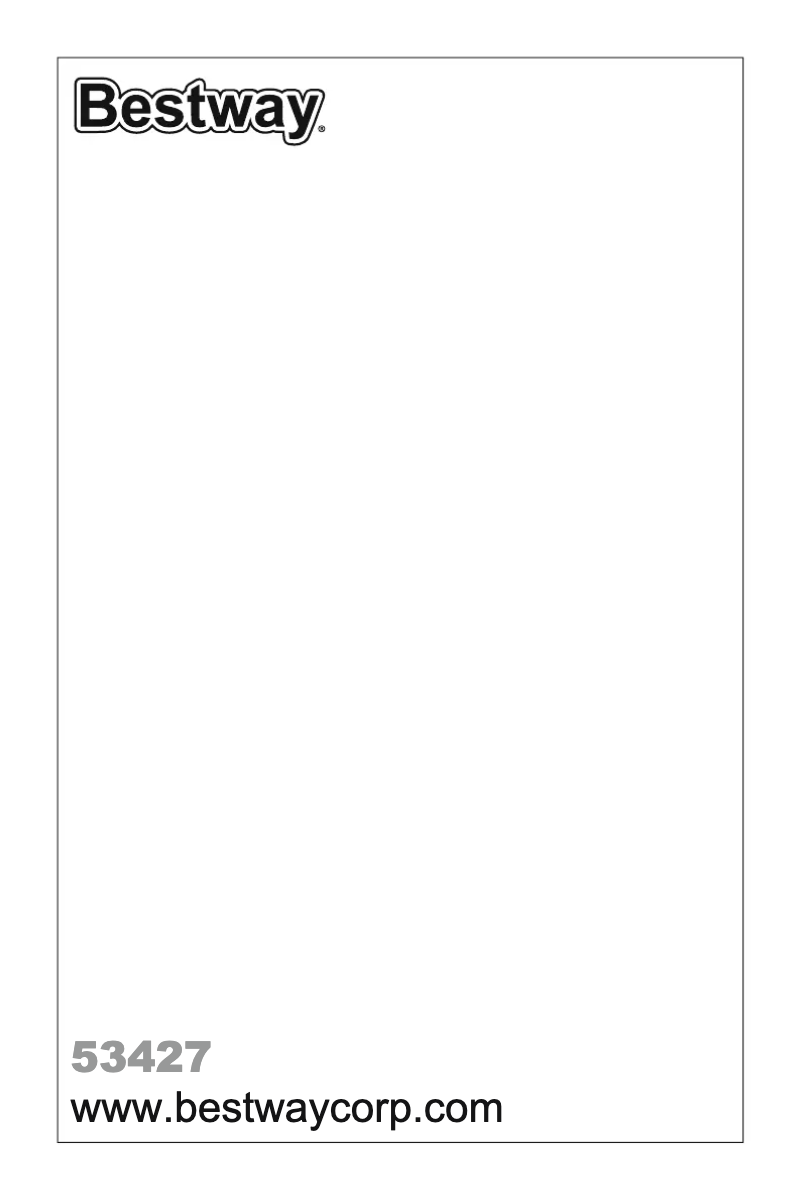 Página nº 1 - Manual de usuario Bestway H2OGO! 53427
