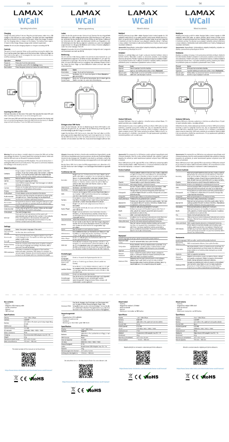 Página 1 del manual Manual de usuario Lamax WCall