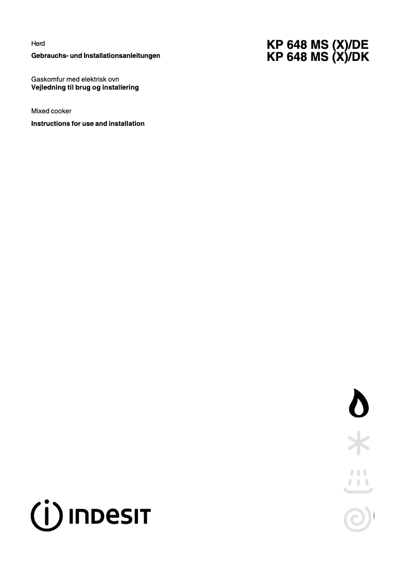 Imagen de la primera página del manual del dispositivo KP 648 MS