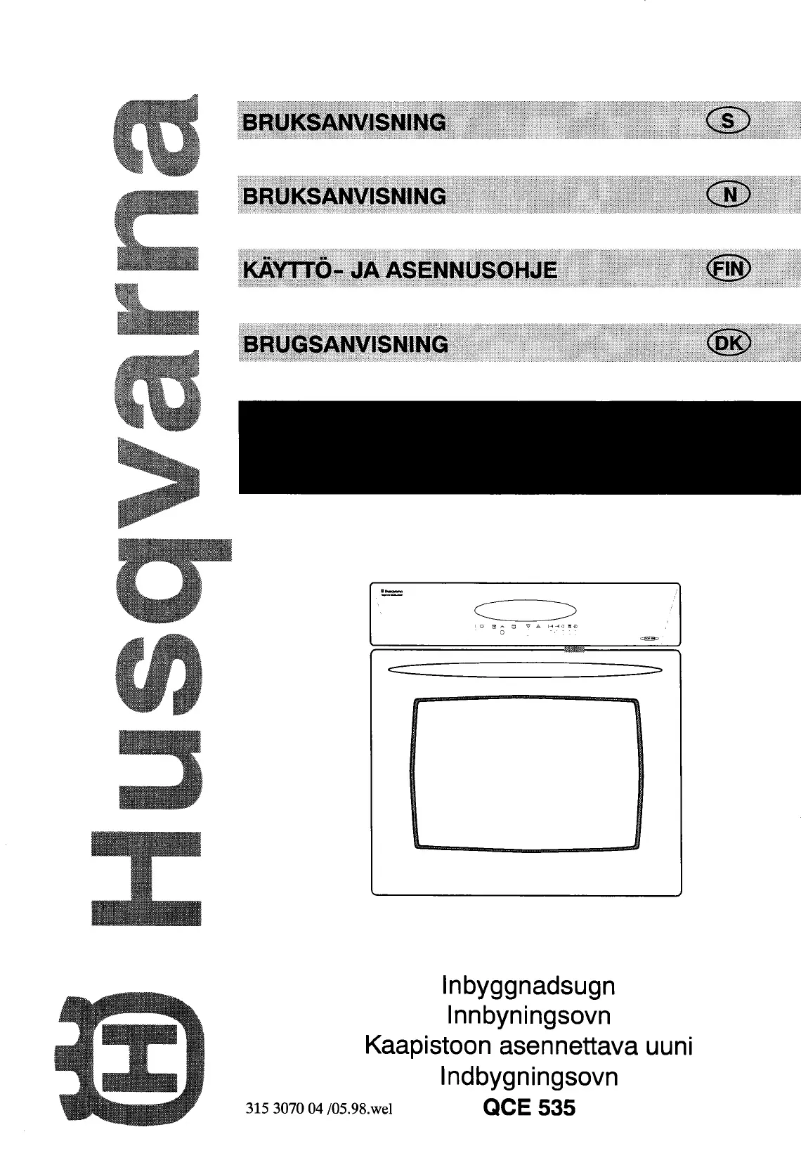 Página 1 del manual Manual de usuario Husqvarna QCE535X