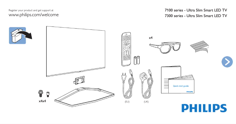Imagen de la primera página del manual del dispositivo 42PFS7309