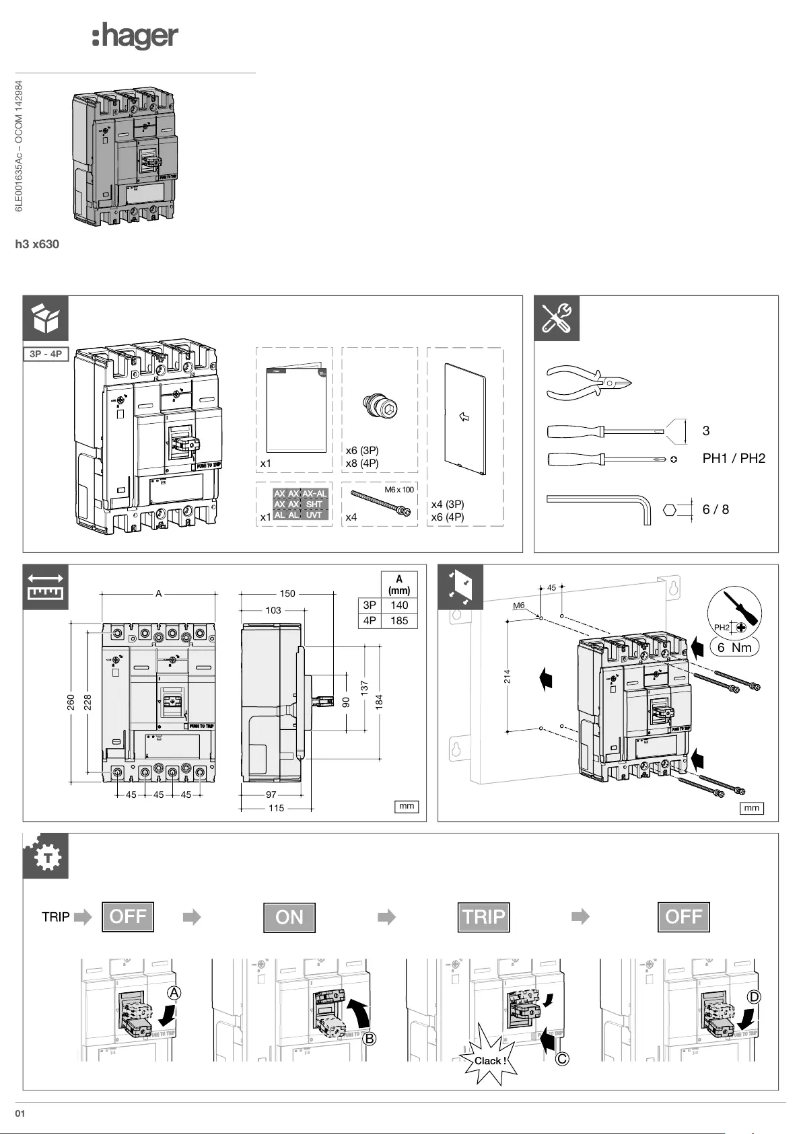 Imagen de la primera página del manual del dispositivo HNJ250GR