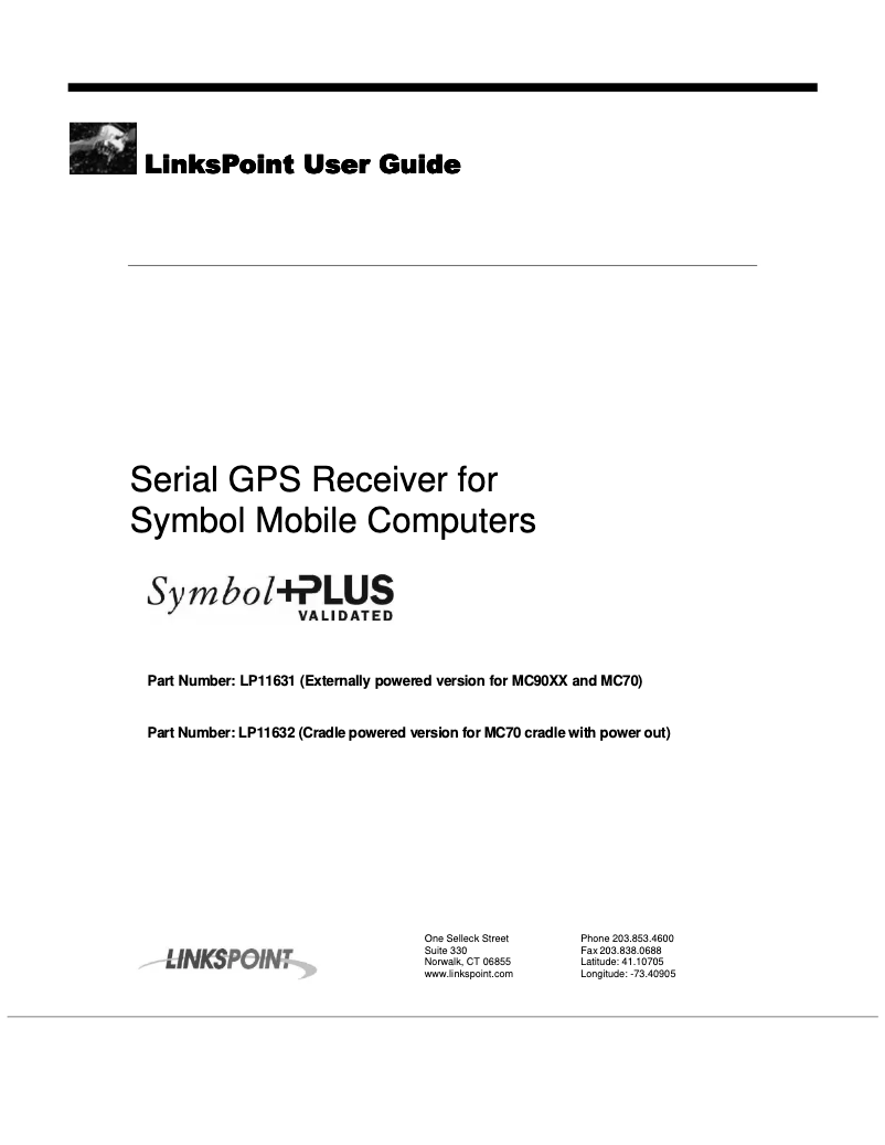 Página nº 1 - Manual de usuario LinksPoint LP01631