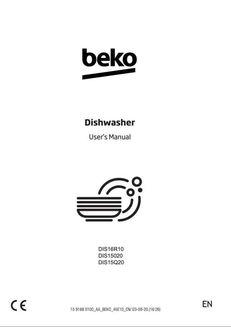 Página 1 del manual Manual de usuario Beko DIS15020