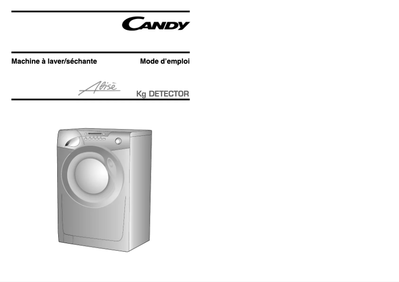 Página 1 del manual Manual de usuario Candy GO W496D-47