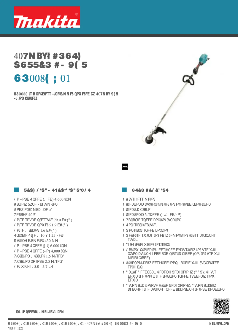 Imagen de la primera página del manual del dispositivo UR008GZ01