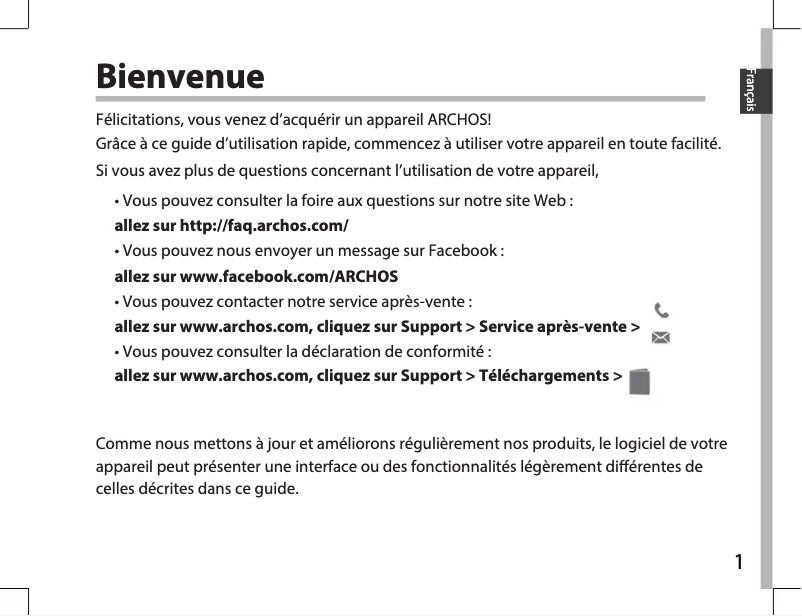 Imagen de la primera página del manual del dispositivo Xenon 80D