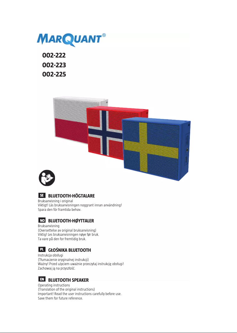 Imagen de la primera página del manual del dispositivo 002-223