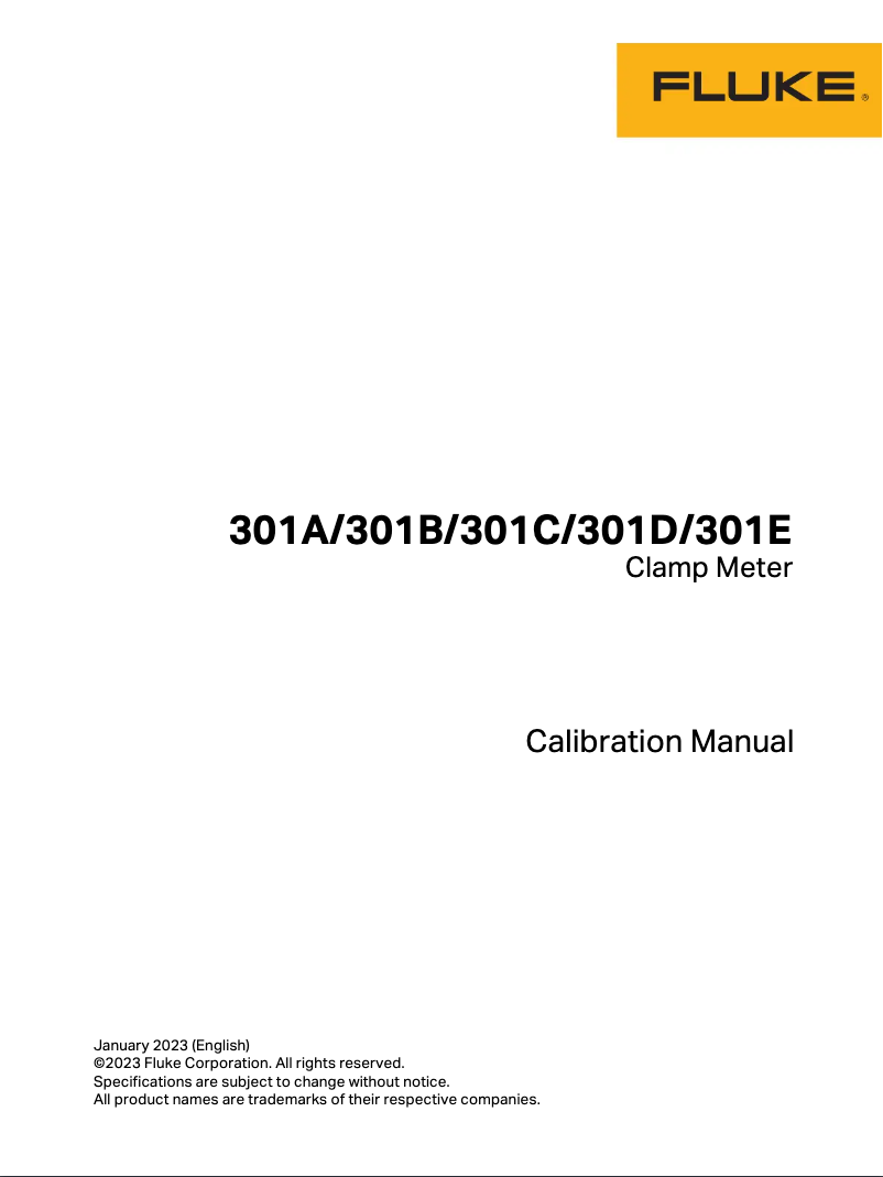 Imagen de la primera página del manual del dispositivo 301C