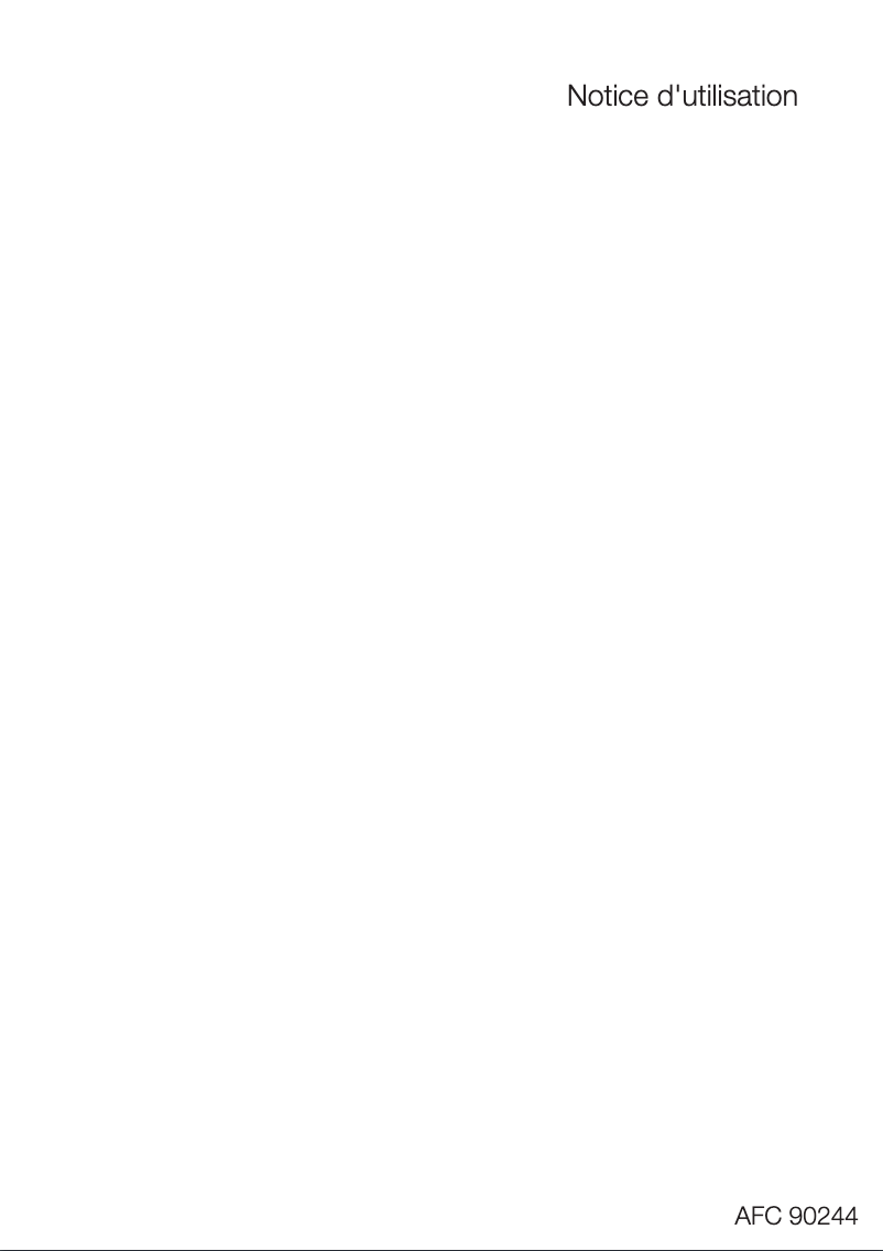 Página 1 del manual Manual de usuario Arthur Martin-Electrolux AFC90244K