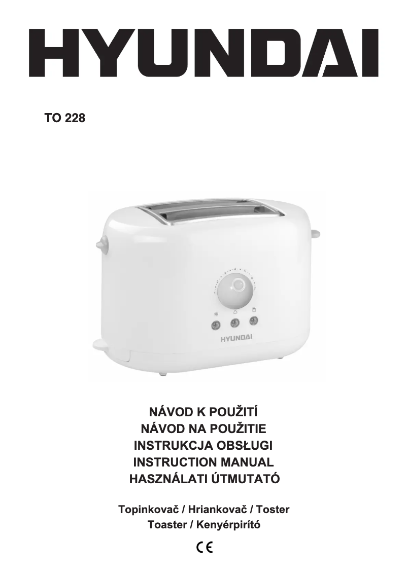 Página 1 del manual Manual de usuario Hyundai TO 228