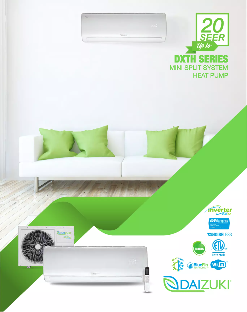 Página 1 del manual Ficha técnica Daizuki DXTH12X426-20