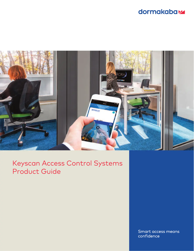 Imagen de la primera página del manual del dispositivo Keyscan CA250