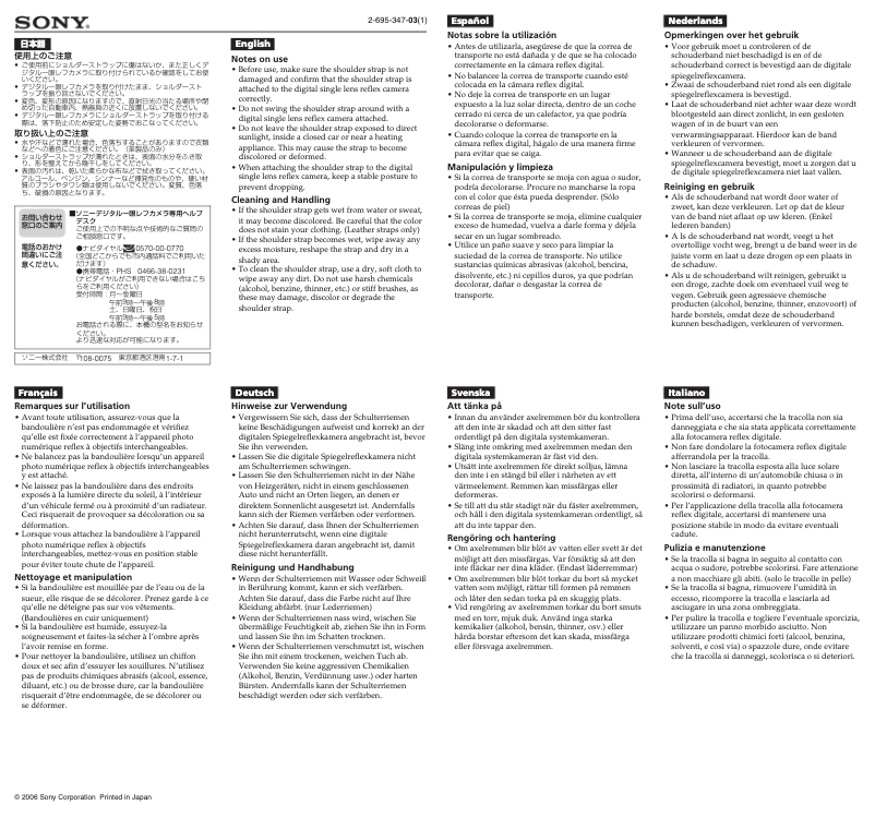 Imagen de la primera página del manual del dispositivo STP-SB1AM
