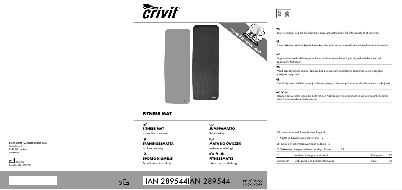 Página 1 del manual Manual de usuario Crivit IAN 289544