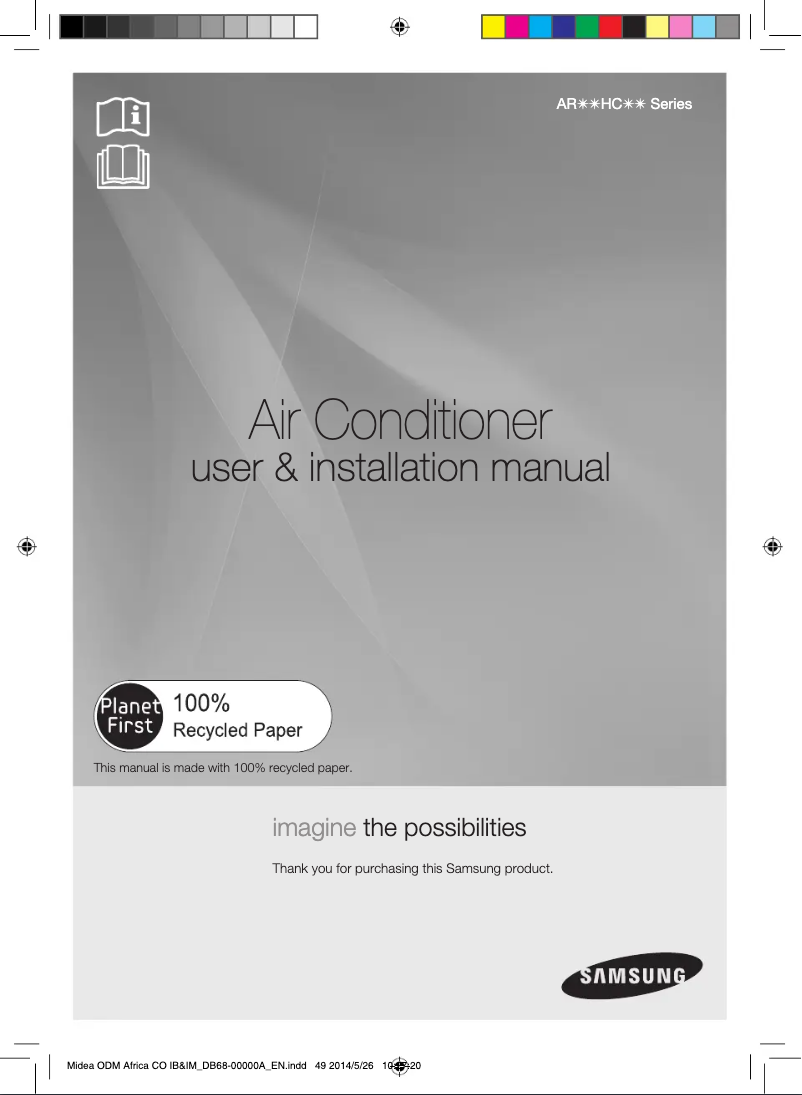 Página 1 del manual Manual de usuario Samsung AR24HCFQAWKX