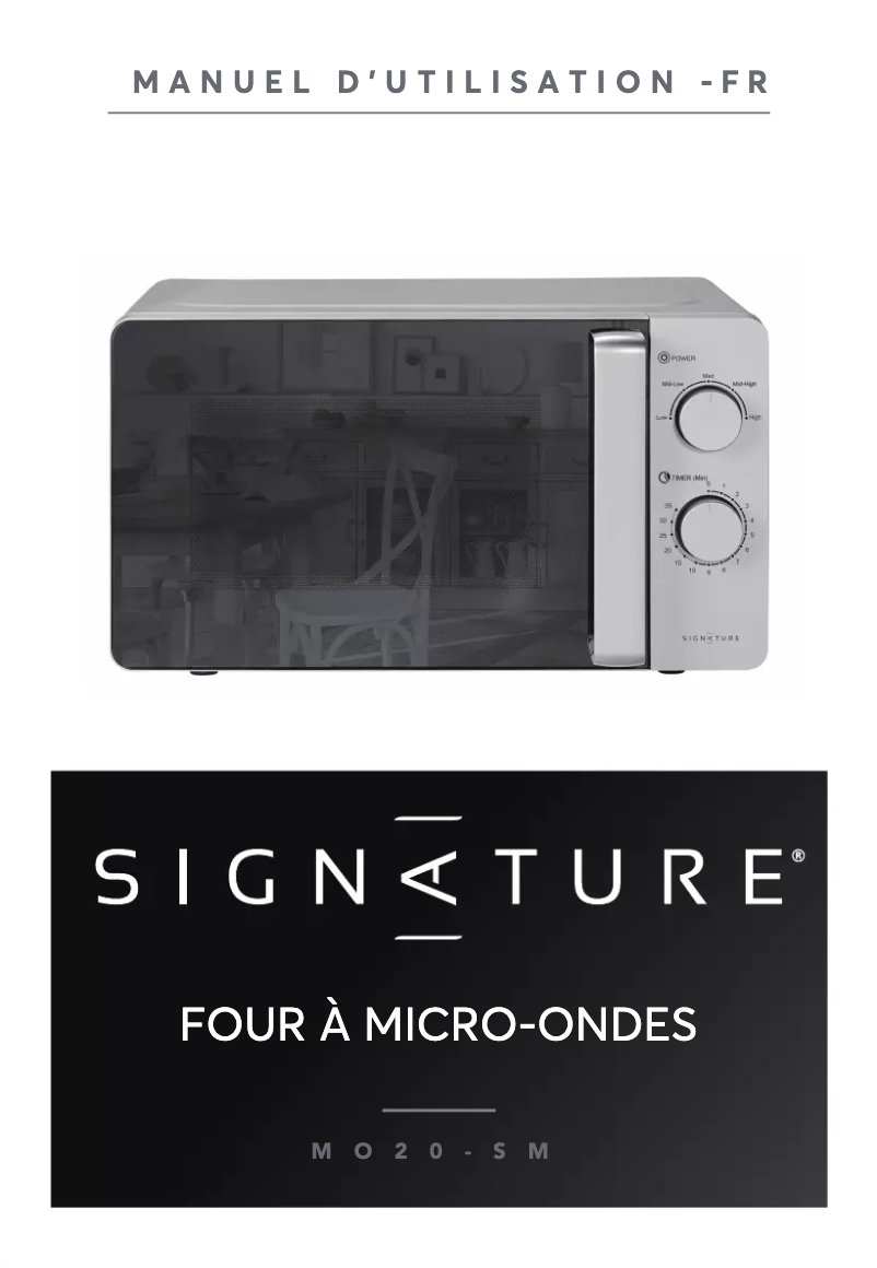 Página 1 del manual Manual de usuario Signature MO20-SM