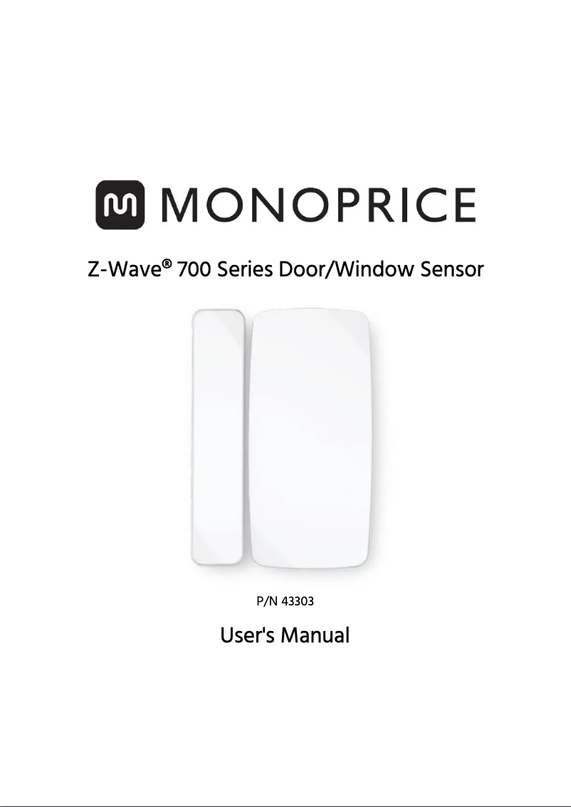 Imagen de la primera página del manual del dispositivo 43303