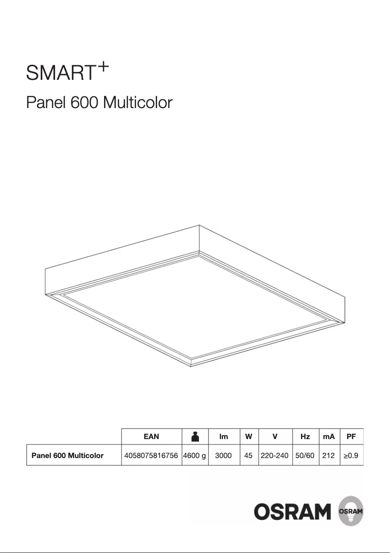 Imagen de la primera página del manual del dispositivo Smart