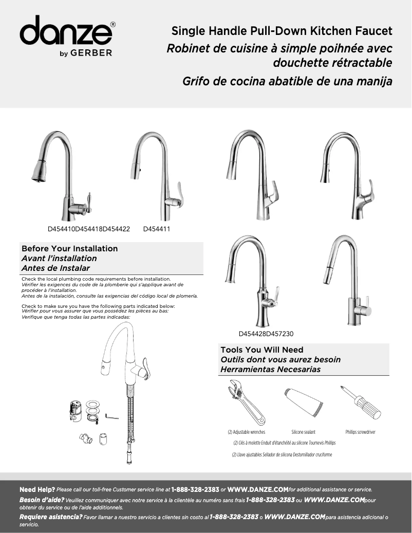 Imagen de la primera página del manual del dispositivo D457230