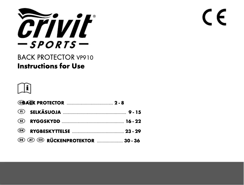 Página nº 1 - Manual de usuario Crivit VP910