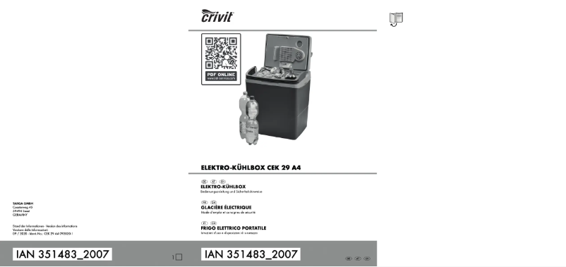 Página nº 1 - Manual de usuario Crivit IAN 285807