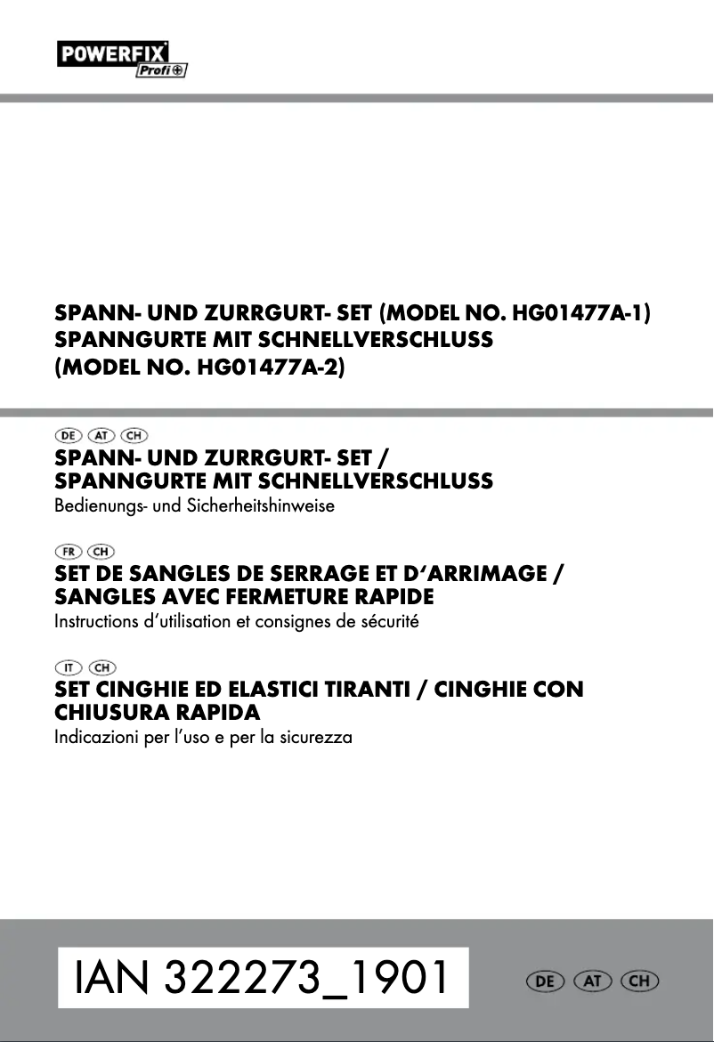 Imagen de la primera página del manual del dispositivo HG01477A