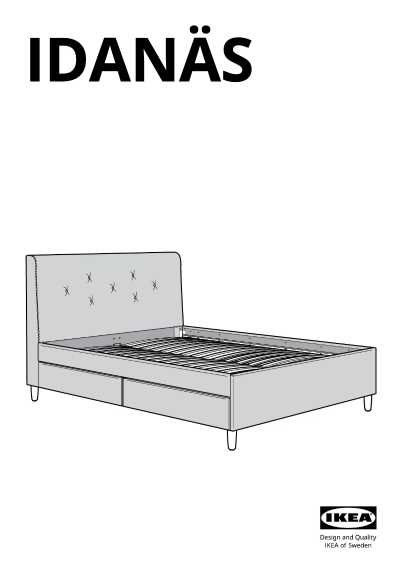 Página 1 del manual Manual de usuario Ikea IDANÄS 504.471.83