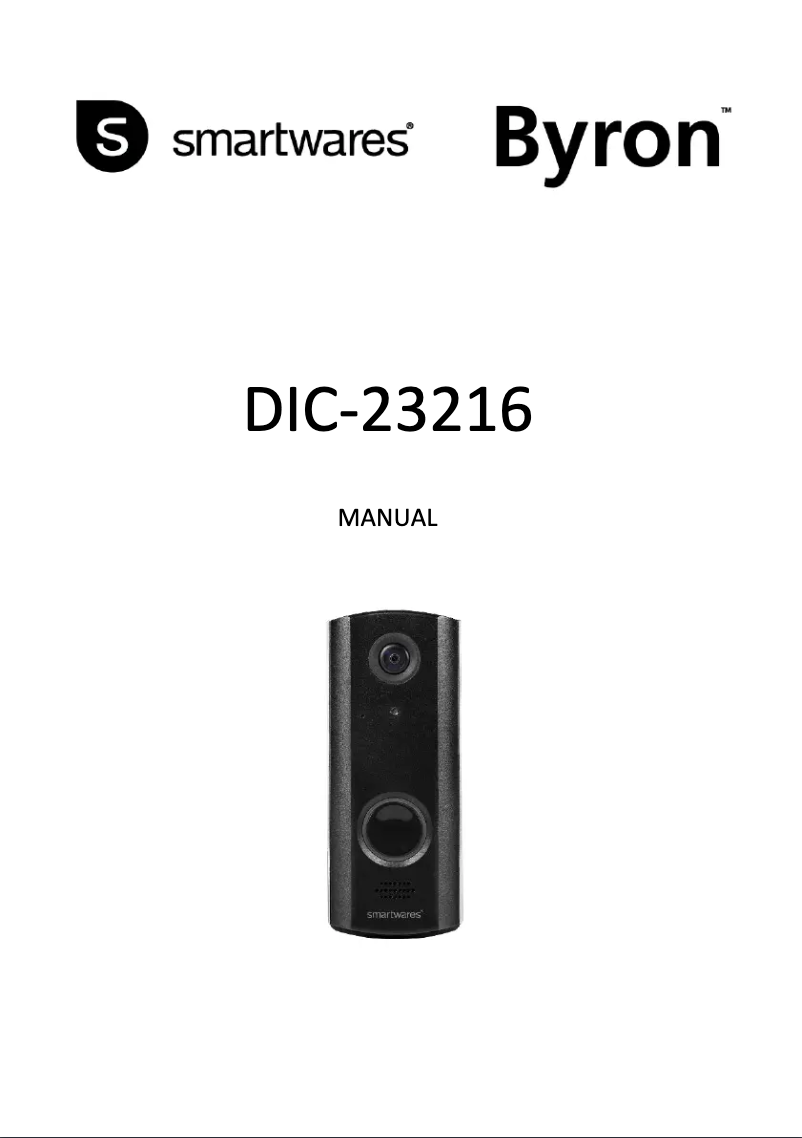 Imagen de la primera página del manual del dispositivo DIC-23216