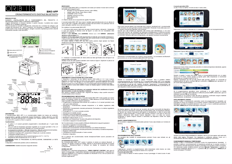 Imagen de la primera página del manual del dispositivo ORUS RF