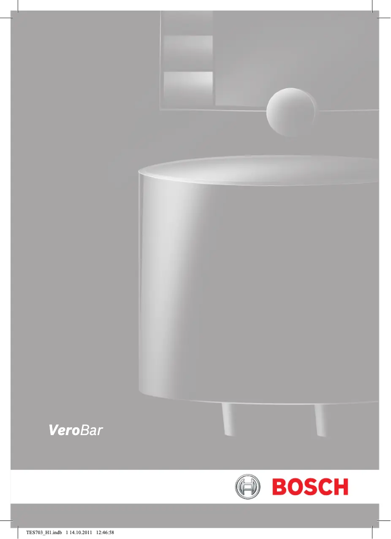 Página nº 1 - Manual de usuario Bosch VeroBar 300 TES70353DE