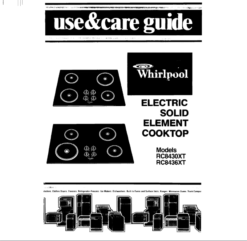 Página 1 del manual Manual de usuario Whirlpool RC8436XTB0