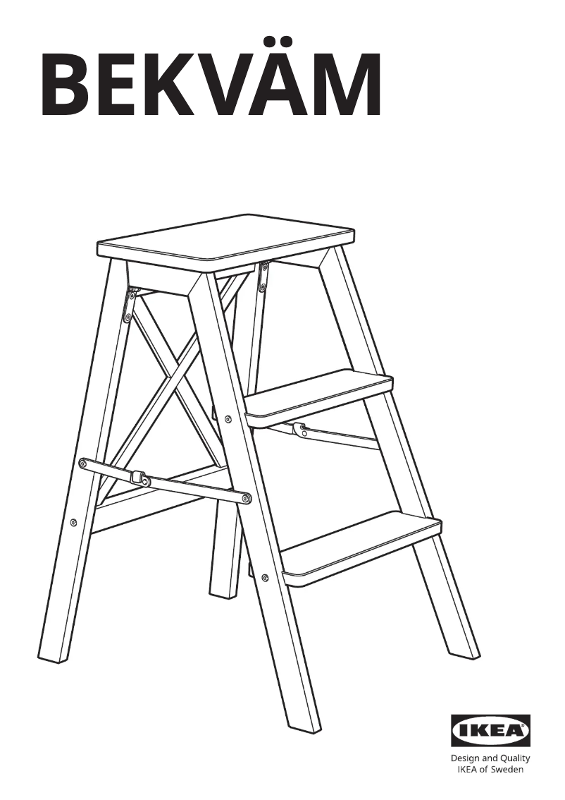 Imagen de la primera página del manual del dispositivo BEKVÄM 902.198.29