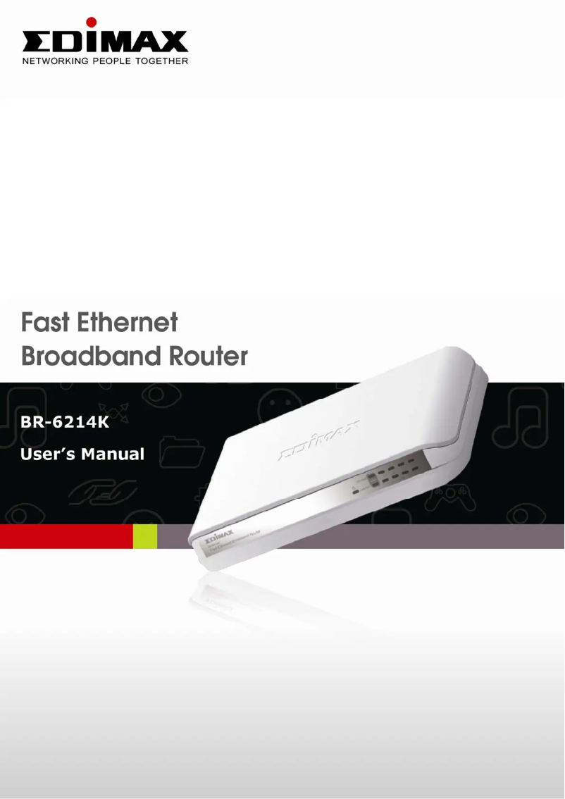 Página nº 1 - Manual de instrucciones Edimax BR-6214K