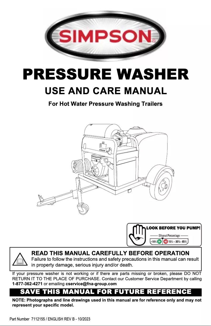 Página 1 del manual Manual de usuario Simpson IS61129