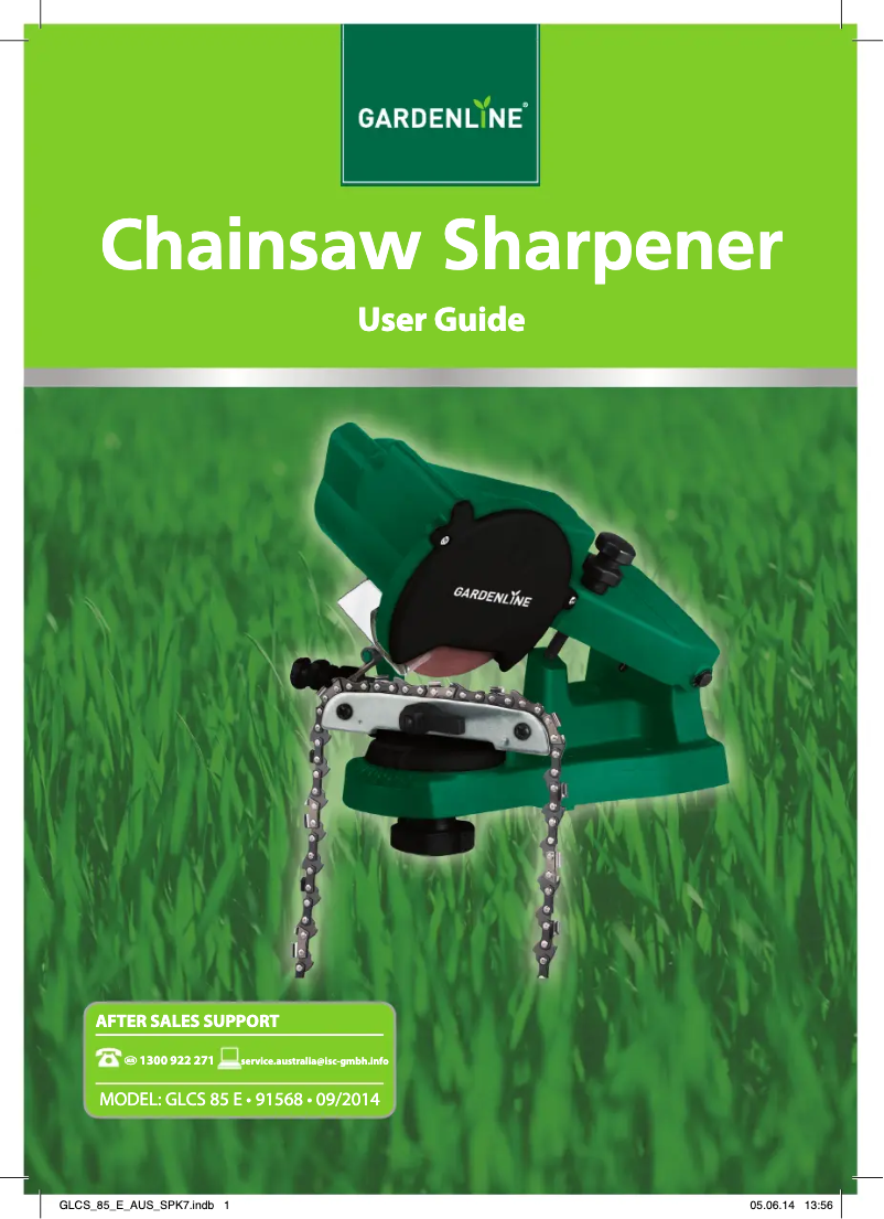 Imagen de la primera página del manual del dispositivo GLCS 85 E