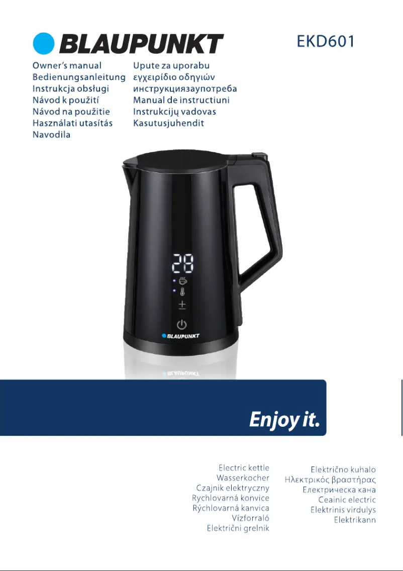 Imagen de la primera página del manual del dispositivo EKD601