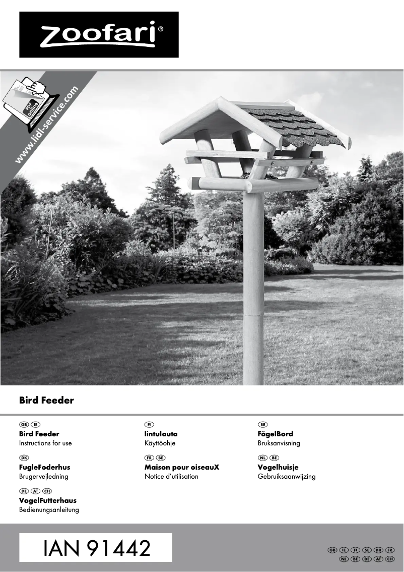 Página nº 1 - Manual de usuario Zoofari IAN 91442