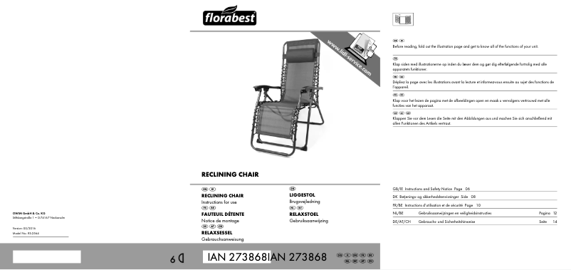 Página 1 del manual Manual de usuario Florabest IAN 273868